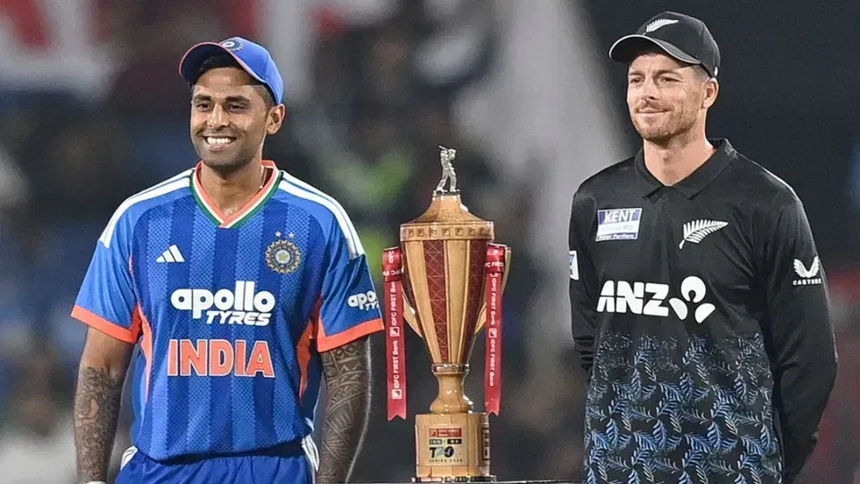 IND vs NZ Head to Head Records- 4th T20I, New Zealand tour of India 2026